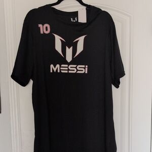 Messi Black Short Sleeve Men's Tee